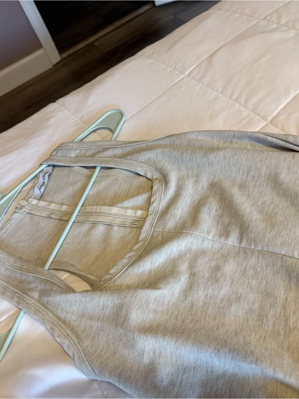 U Neck with striped belt Jumpsuit Size M